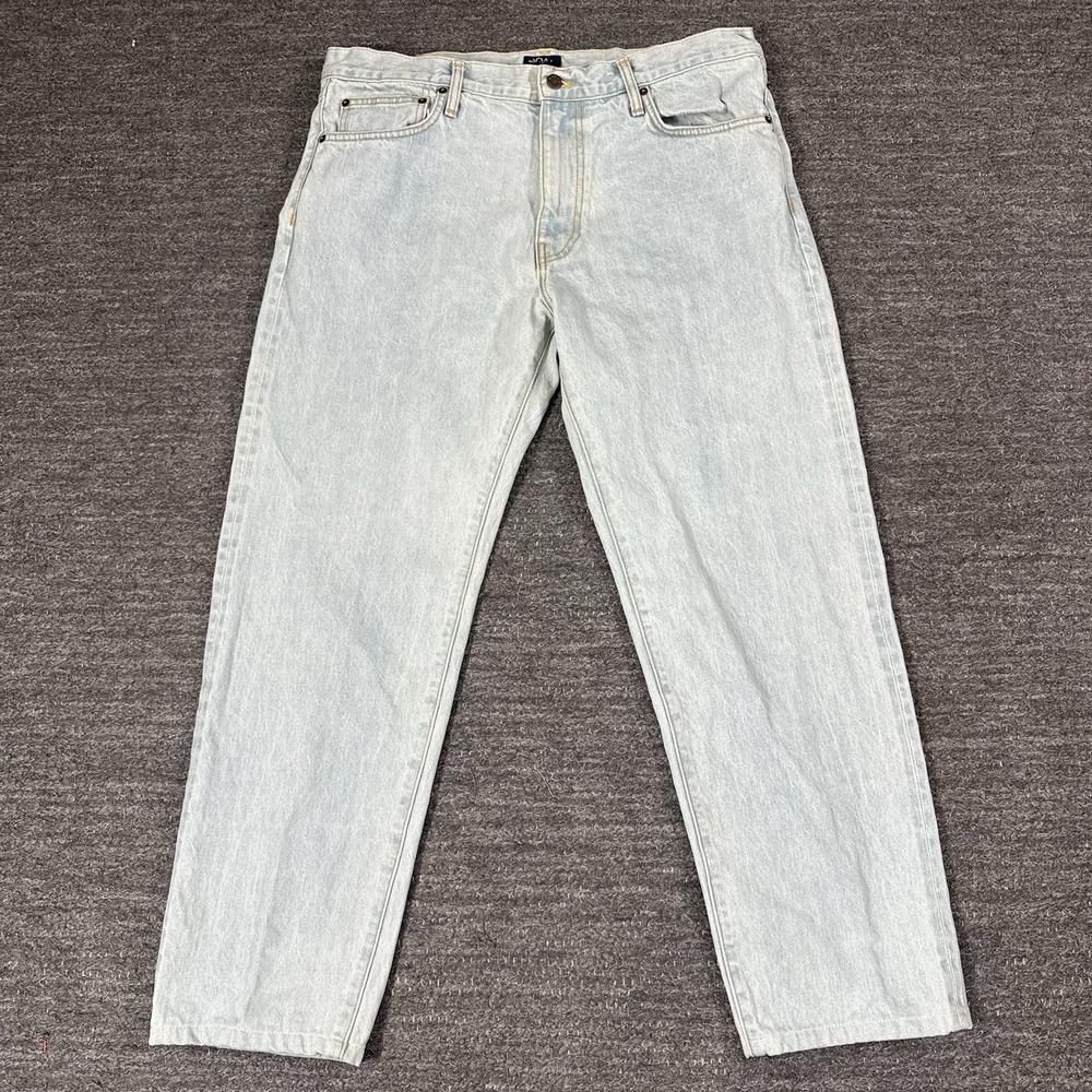 Noah Jeans Men 36X29 Light Wash Denim 100% Cotton New York USA Designer Relaxed